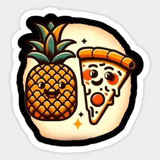 Love Pineapple Pizza, Better Together Sticker
